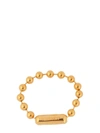 Ambush Logo Ball Chain Bracelet In Gold