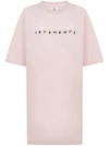VETEMENTS VETEMENTS T-SHIRTS AND POLOS PINK