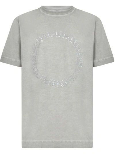 Alyx A Cube Print Cotton T-shirt In Bone