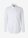 Loro Piana Striped Buttoned Shirt In Dark Green