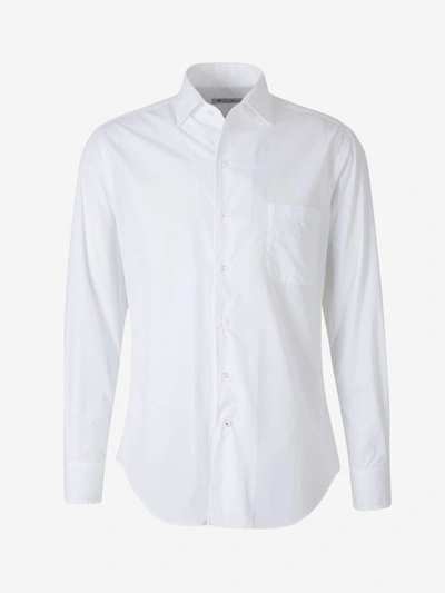 Loro Piana Striped Buttoned Shirt In White