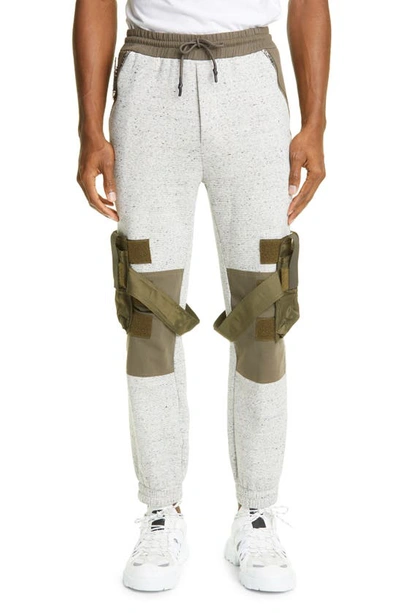 Mcq By Alexander Mcqueen Colour-block Tracksuit Bottoms In Grey