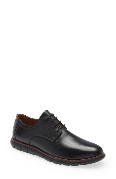 Johnston & Murphy Holden Plain Toe Derby In Black