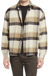 John Elliott Hemi Point Sur Check Oversize Cotton Button-up Shirt In Cyclone Check