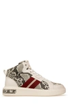 Bally Hedern Striped Band High-top Sneakers In White