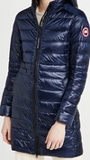 Canada Goose Cypress Hooded Jacket In Atlantic Navy