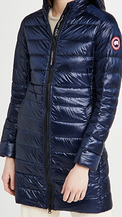 Canada Goose Cypress Hooded Jacket In Atlantic Navy