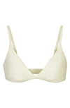 SKIMS COTTON STRETCH JERSEY TRIANGLE BRALETTE,BR-TRI-0267