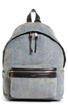 SAINT LAURENT MINI CITY CANVAS BACKPACK,6506172PS3E