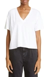 Loulou Studio Faaa Supima Cotton-jersey T-shirt In White
