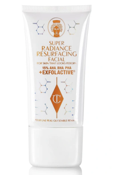 Charlotte Tilbury Super Radiance Resurfacing Aha + Bha + Pha Facial Exfoliating Mask In N/a