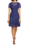 SHANI SCALLOPED LACE COCKTAIL DRESS,S-2051