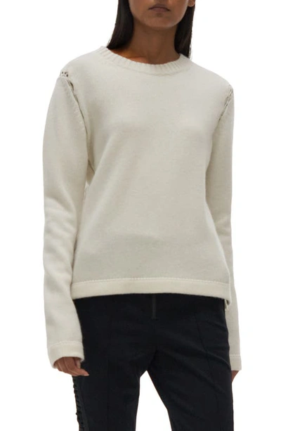 Helmut Lang Women's Recycled Cashmere Sweater In Ivory