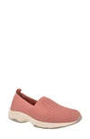 Easy Spirit Tech Active Slip-on Sneaker In Dark Rose/ Dark Rose Fabric