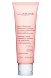 Clarins Soothing Gentle Foaming Face Cleanser With Shea Butter 4.2 Oz.