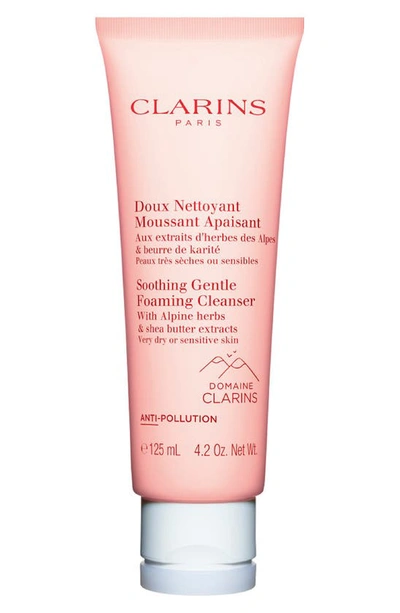 CLARINS SOOTHING GENTLE FOAMING CLEANSER WITH SHEA BUTTER, 4.2 OZ,042733