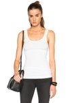 James Perse The Daily Ribbed Stretch-cotton Tank In White