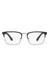 PRADA 55M RECTANGLE OPTICAL GLASSES,PR 54TV55-O