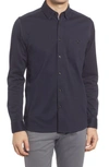 TED BAKER MORTY KNIT BUTTON-UP SHIRT,249372