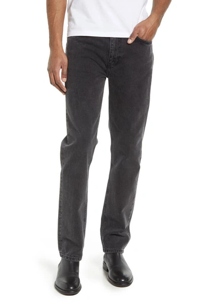 Amendi Ake Slim Straight Leg Organic Cotton Jeans In Black