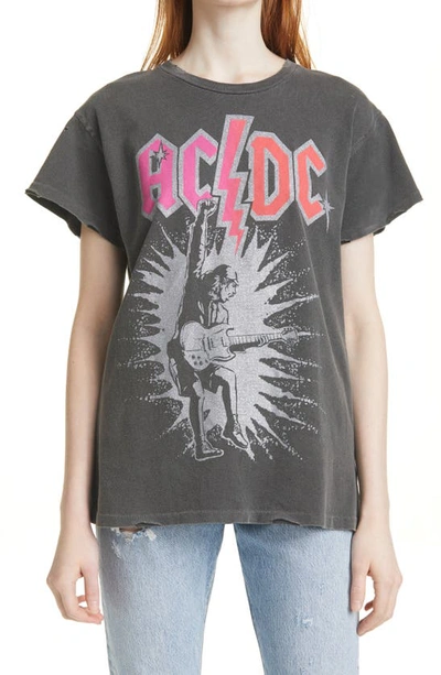 Madeworn Acdc Unisex Tee - Black - Size Xs