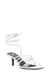 BLACK SUEDE STUDIO FRANCA STRAPPY SANDAL,FRANCA-SS21