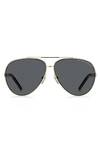 THE MARC JACOBS THE MARC JACOBS 62MM GRADIENT OVERSIZE AVIATOR SUNGLASSES,MARC522S