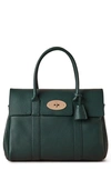 Mulberry Bayswater Leather Satchel In  Green