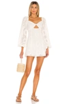 Majorelle Lizzy Mini Dress In White