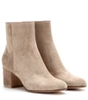 GIANVITO ROSSI MARGAUX SUEDE ANKLE BOOTS,P00185902