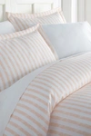 IENJOY HOME HOMESPUN PREMIUM ULTRA SOFT 3-PIECE PUFFED RUGGED STRIPES DUVET COVER SET,842933171408