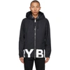 BURBERRY BLACK LOGO PRINT STRETTON JACKET