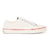 Marni Off-white Graffiti Low-top Sneakers In White,red