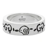 GUCCI SILVER G GHOST RING