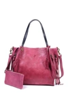 OLD TREND DAISY LEATHER TOTE BAG,709257405742