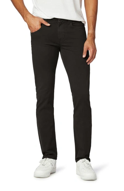Hudson Blake Stretch Twill Slim Straight Fit Pants In Black