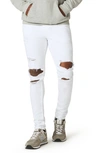HUDSON ZACK RIPPED SKINNY FIT JEANS,M402ZTMP