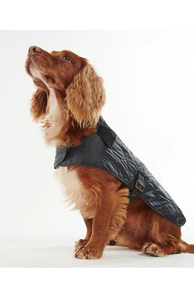 Barbour Quilted Dog Coat In Black