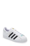 Adidas Originals Adidas Sneaker Superstar Fv3017 In White/ Core Black/ Green
