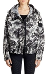 Moncler Albireo Hooded Floral-print Shell Jacket In 210 Floral