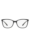 Dolce & Gabbana Dolce&gabbana 54mm Rectangular Optical Glasses In Black