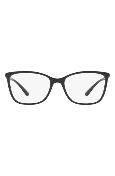 Dolce & Gabbana 54mm Rectangular Optical Glasses In Black