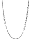John Hardy Silver Asli Classic Chain Link 3.5mm Slim Chain Sautoir Necklace In Silver