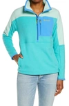 Cotopaxi Dorado Half Zip Fleece Jacket In Agave Lagoon