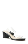 Schutz Women's Victorie Slip On High Heel Sandals In Transparent