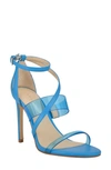 Guess Women's Felecia Lucite 2-piece Pumps Women's Shoes In Bermuda Blue Faux Leather