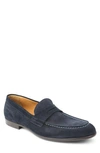 Bruno Magli Men's Silas Slip On Penny Loafers In Navy Suede