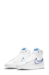Nike Blazer Mid '77 Sneakers In White/hyper Royal In White/ Hyper Royal