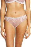 Wacoal Embrace Lace Bikini Underwear 64391 In Woodrose/ Mauve Chalk