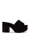 Larroude Women's Miso Platform High Heel Slide Sandals In Black